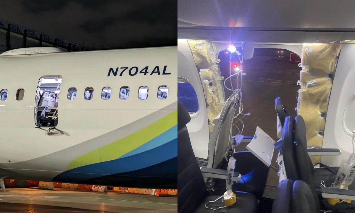 Investigação indica que porta de avião que explodiu durante voo nos EUA não estava parafusada