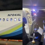 Vídeo: avião faz pouso de emergência nos EUA após porta se abrir em voo