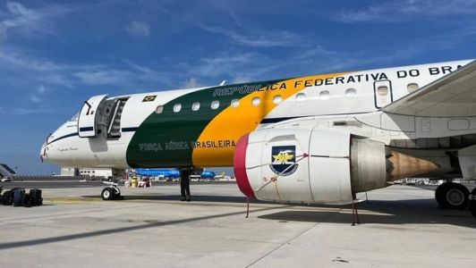 Avião presidencial aguarda a abetura da fronteira da Faixa de Gaza com o Egito para transportar brasileiros