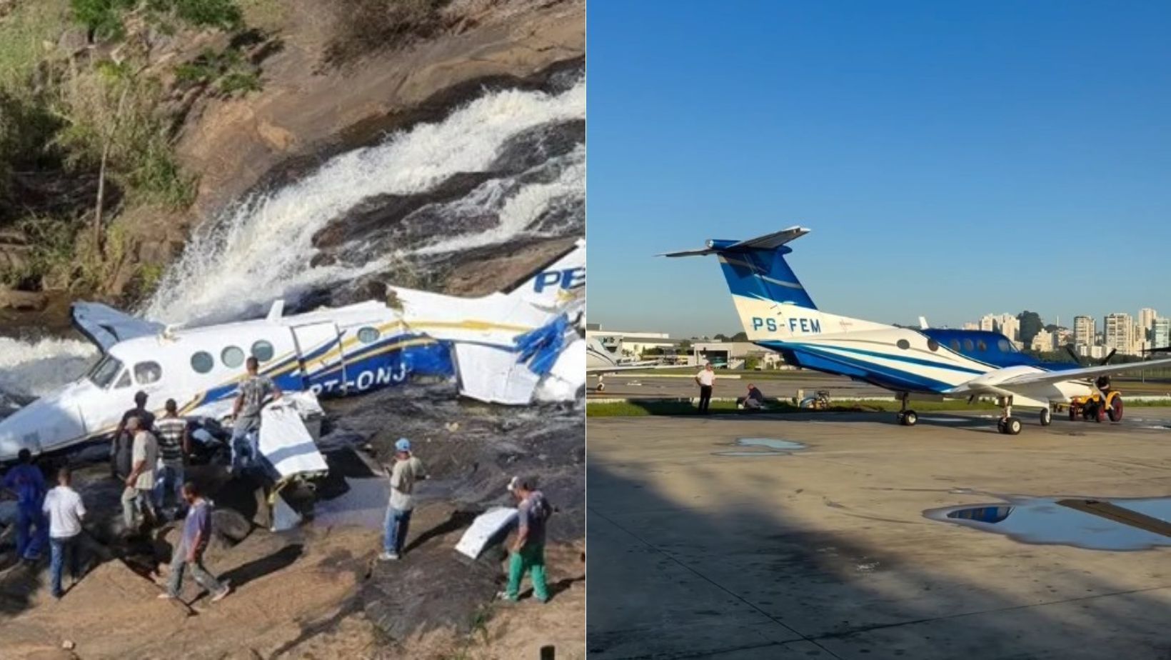 Avião que caiu em SP é similar ao de acidente que matou Marília Mendonça em 2021