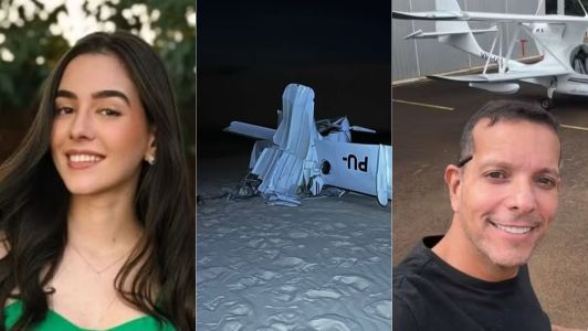 Bruna Emanoely Silva Pereira e Victor Manoel Brito morrem após o avião cair no Parque Nacional dos Lençóis Maranhenses.