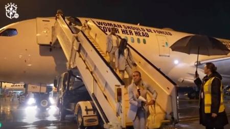 Avião que levou a Seleção Brasileira até Brisbane