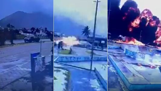 Vídeo mostra momento da queda de avião em Ubatuba (SP) | CNN Brasil