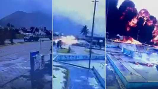 Vídeo mostra momento da queda de avião em Ubatuba (SP) | CNN Brasil