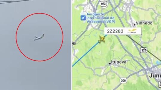 Fotos mostram avião que caiu em Vinhedo (SP)