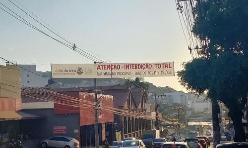Trecho da Rua Mariano Procópio será interditado para estudos para construção do novo viaduto