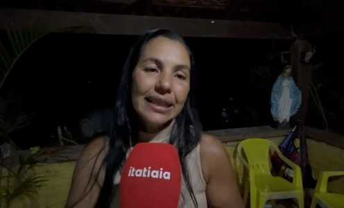 Avó de Alice em entrevista à Itatiaia