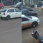 Avó e netos de 3 anos e bebê são atropelados ao tentar atravessar avenida em MT; veja vídeo