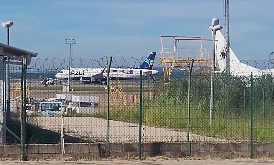 Aeronave com problema cancela e atrasa voos no aeroporto de Confins na manhã desta sexta (14)