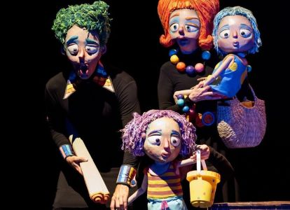 Personagens da peça teatral 'Azul'