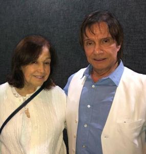 Roberto Carlos e a irmã Norma Braga