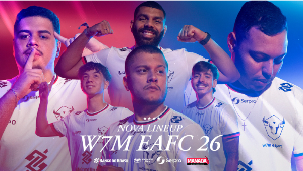 Com Gabgol como treinador, W7M anuncia nova line-up de EA FC 26