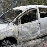 Carro que pode ter sido usado por assassinos no Cirilo é encontrado incendiado na zona rural de Dionísio