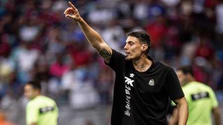 Matheus Bachi em Bahia 2 x 0 Santos, pelo Brasileirão de 2025