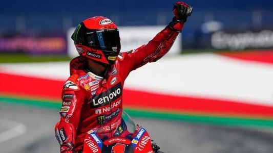 Bagnaia escapa de acidentes e vence a corrida sprint do GP da Áustria de MotoGP
