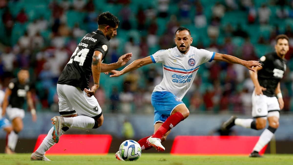Botafogo vence o Bahia e divide a liderança da Série A do Brasileiro