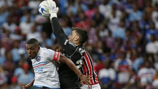 Bahia e São Paulo fizeram um jogo equilibrado