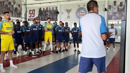 Bahia encerrou a preparação para enfrentar o Palmeiras nesta terça-feira (20)