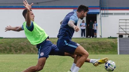 Bahia treinou na manhã desta quarta-feira (22)