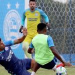 Bahia segue preparação com treino tático para enfrentar o São Paulo