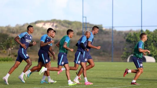 Bahia treinou nesta sexta-feira (8)