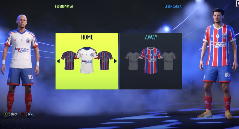 Perfil aponta Vasco, Bahia, Vitória e mais clubes adicionados ao EA Sports FC 25