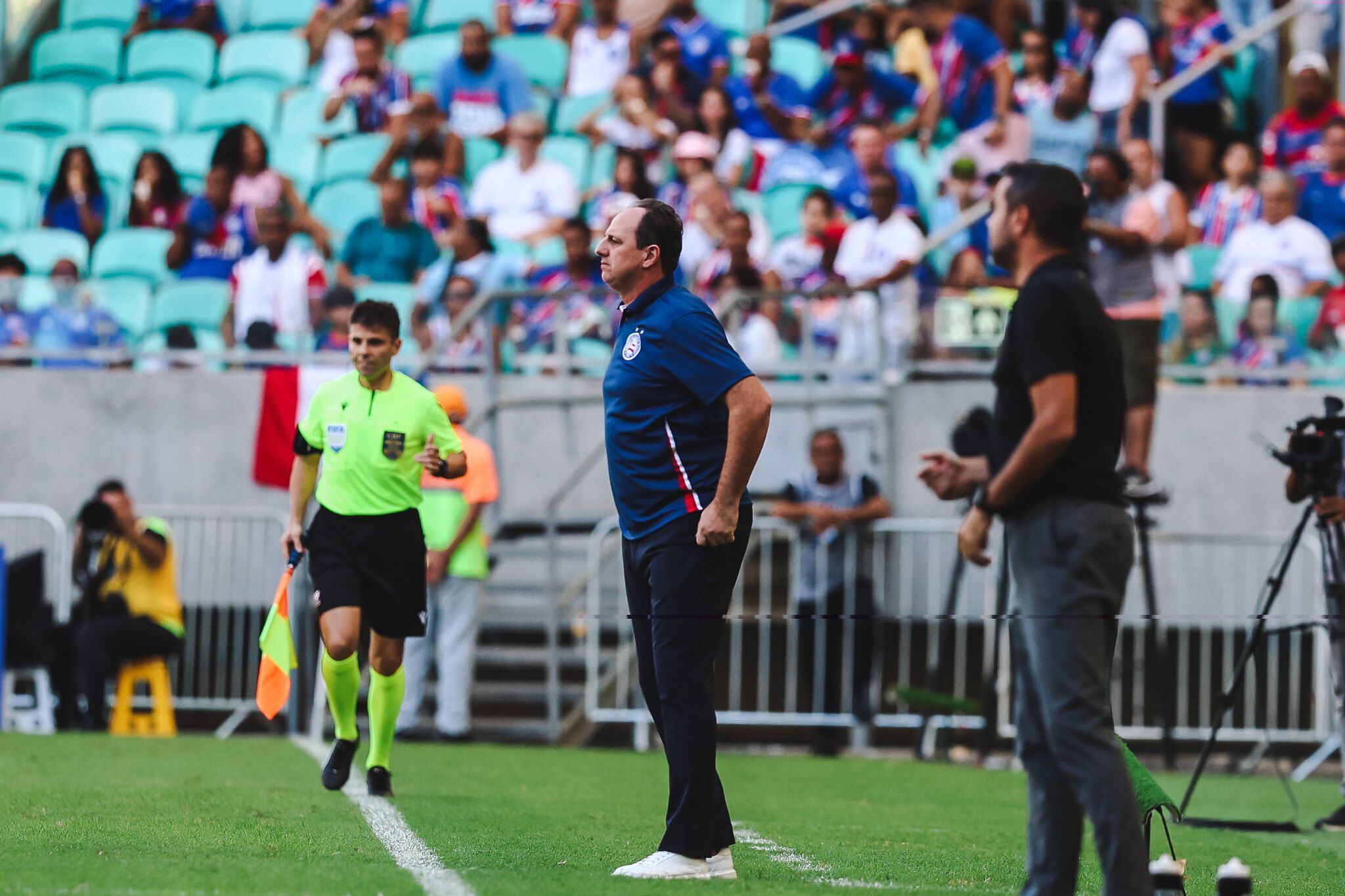 Rogério Ceni, do Bahia, exalta goleiro do Botafogo após empate na Fonte Nova