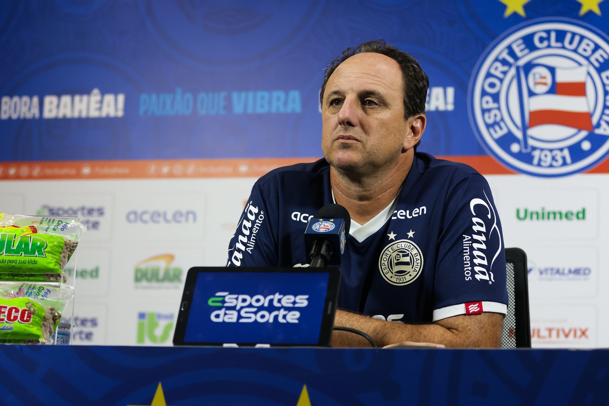 Ceni lamenta vantagem mínima do Bahia contra o Criciúma na Copa do Brasil