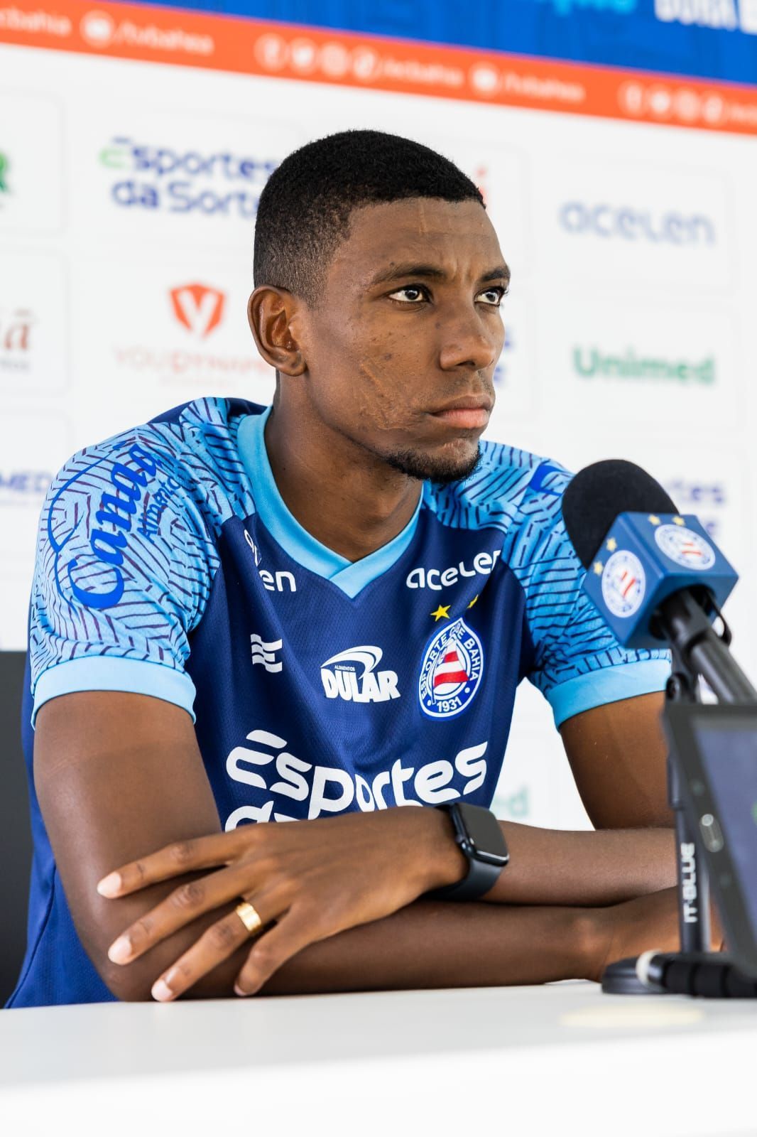 Zagueiro do Bahia projeta equipe 'muito ofensiva' contra o Atlético