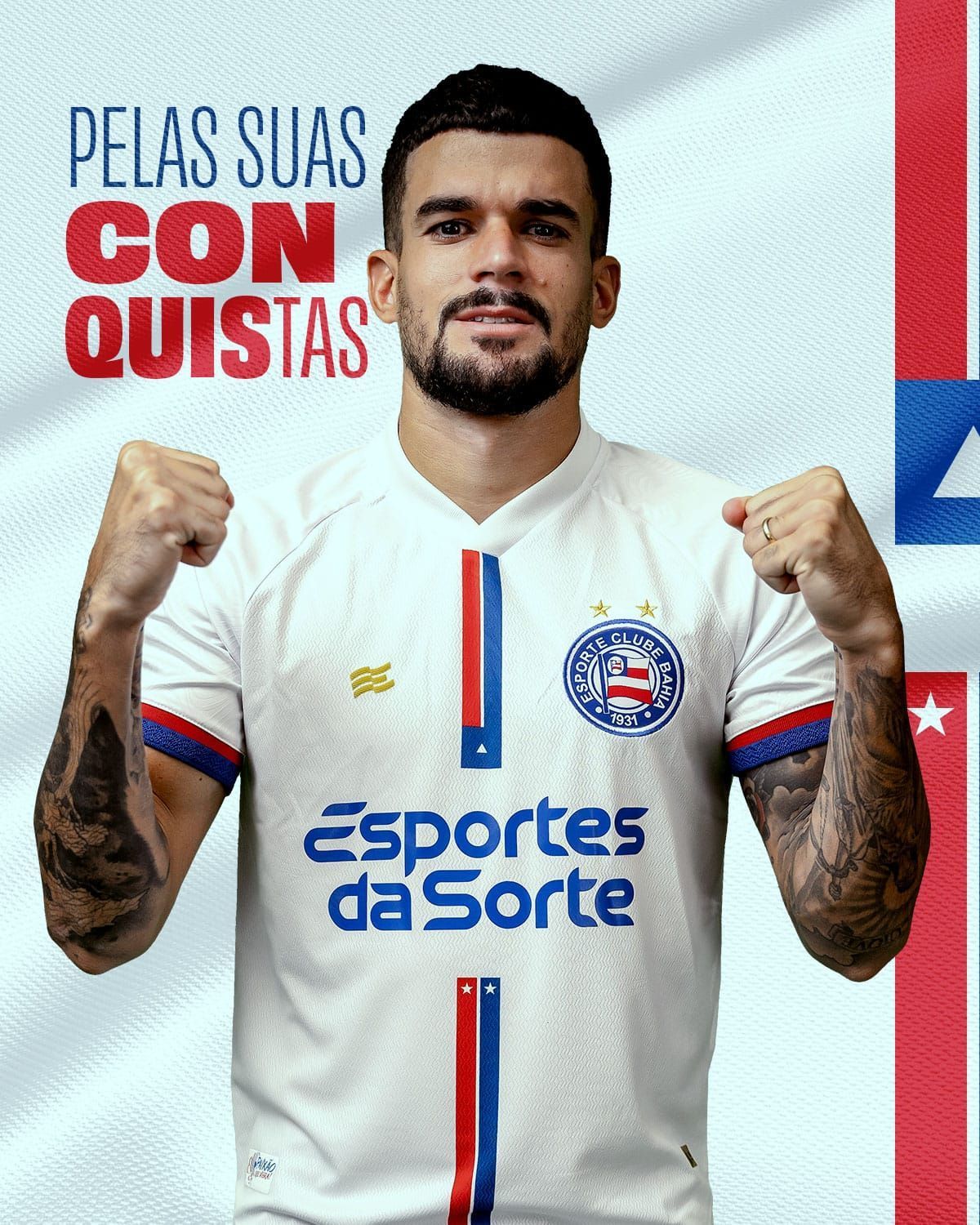 Bahia estreará nova camisa contra o Fluminense; veja