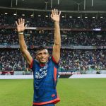 Lucho celebra gol que classificou Bahia e revela trabalho com psicólogas
