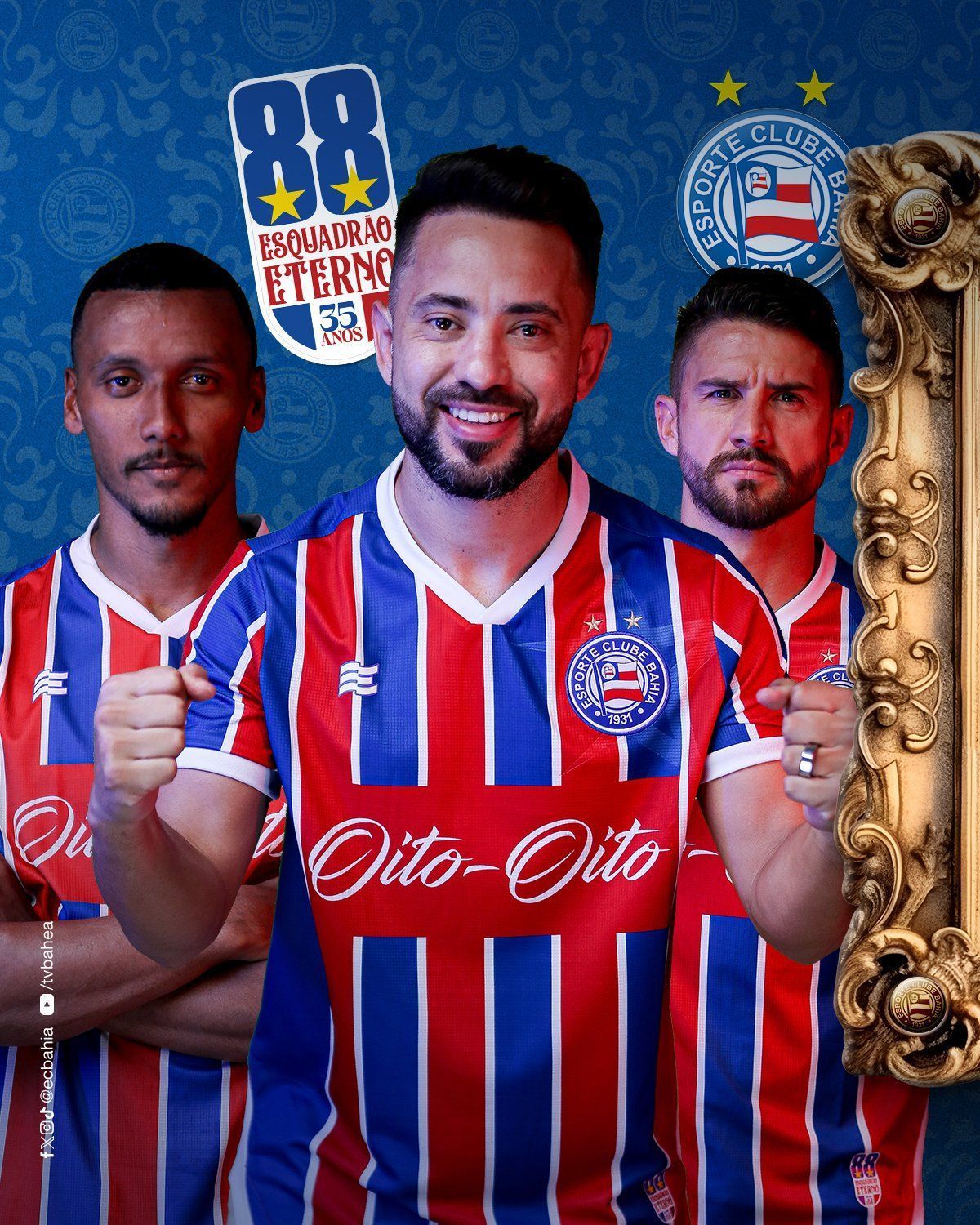 Bahia lança camisa comemorativa referente ao título brasileiro de 1988; veja