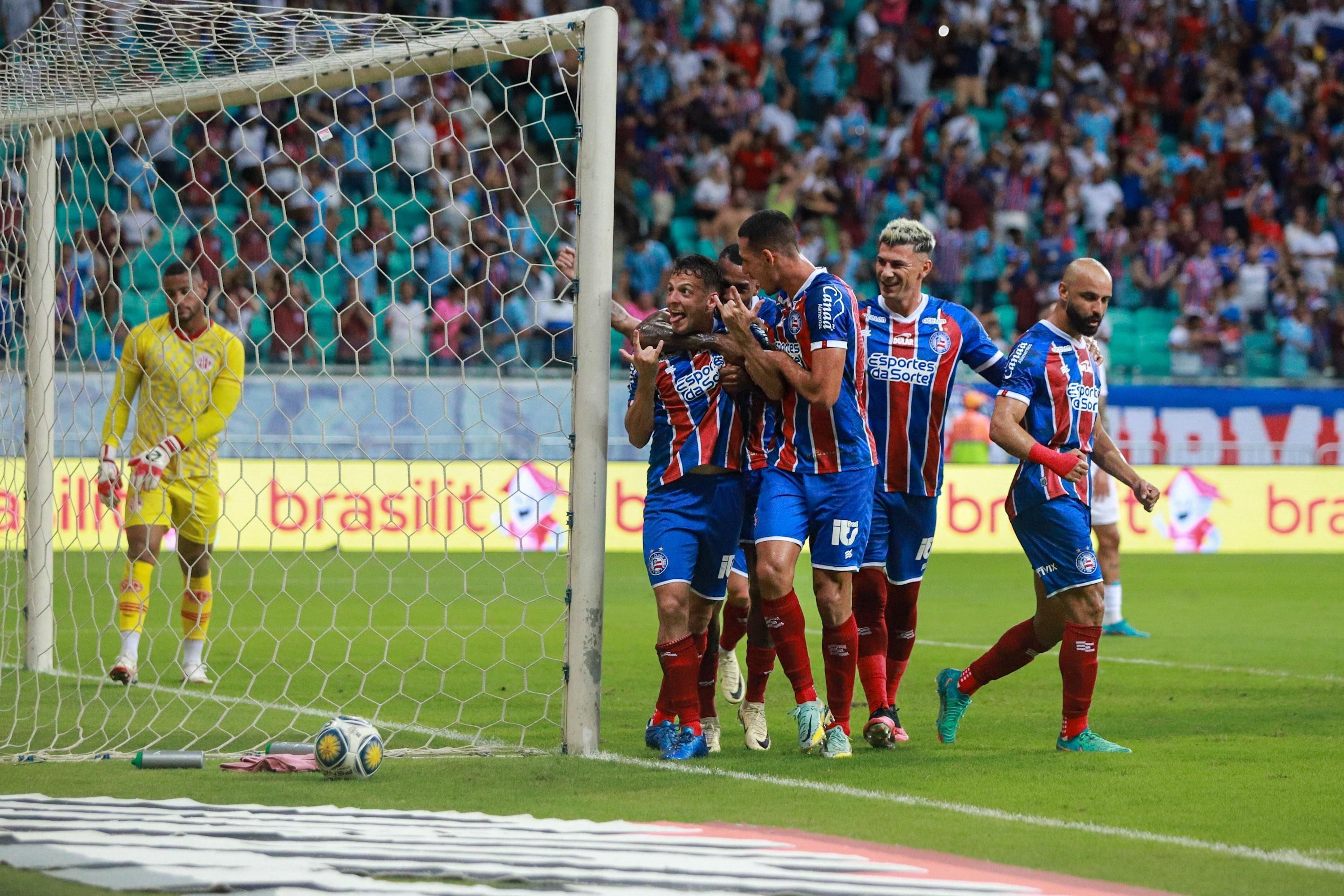 Bahia faz 3 no América-RN pela Copa do Nordeste e deixa boa impressão antes de clássico