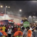 Veja festa na recepção do ônibus do Bahia antes de jogo contra o Flamengo
