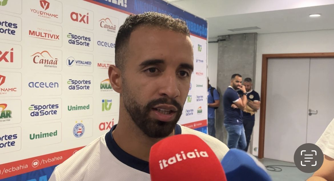 Meia revela como Bahia aproveitou expulsão de Marlon para golear Cruzeiro