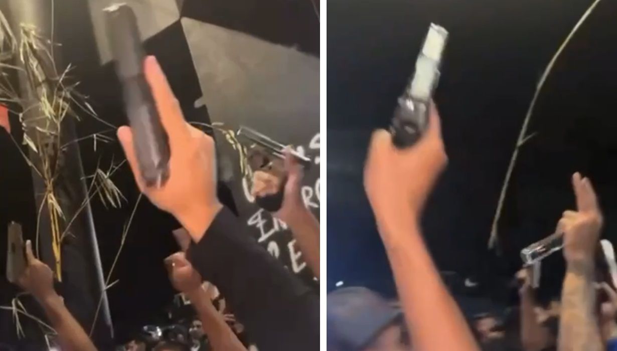 Adolescente suspeito de exibir armas durante arraiá em Santa Luzia é apreendido