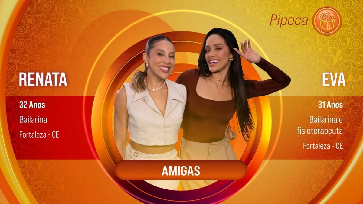 Bailarinas Renata e Eva são confirmadas no BBB 25, conheça a dupla do grupo Pipoca