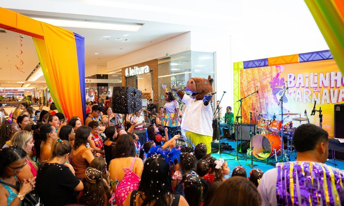 Bailinho de Carnaval 2025: Shopping Jardim Norte de Juiz de Fora terá programação especial para crianças