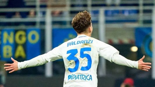 Baldanzi marcou o único gol do Empoli na vitória sobre a Inter em Milão