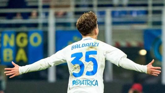 Baldanzi marcou o único gol do Empoli na vitória sobre a Inter em Milão