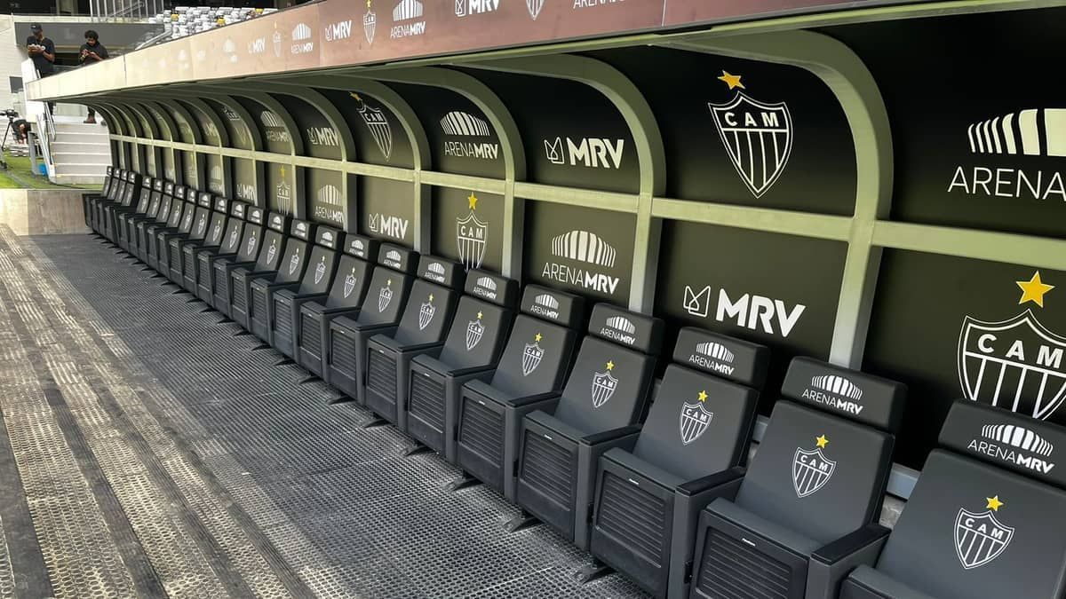 Portão 13 e túnel que dá acesso ao campo: imagens da Arena MRV, do Atlético