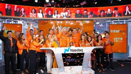 Banco Inter estreiou venda de ações na bolsa Nasdaq