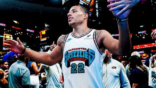 Desmond Bane após jogo dos Grizzlies na temporada 2024/2025 da NBA