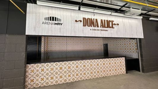 Bar da Arena MRV levará o nome de "Dona Alice Neves"