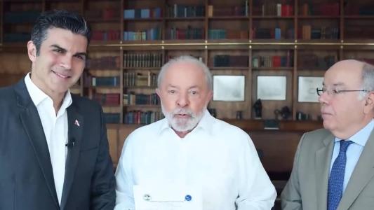 Barbalho, Lula e Mauro Vieira estiveram juntos em Brasília (DF)