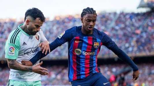 Barcelona venceu o Osasuna pelo placar mínimo nesta terça-feira (2)