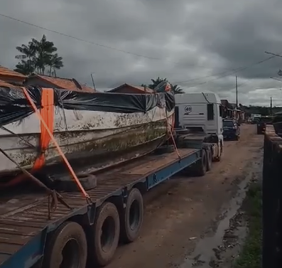 PF investiga se barco encontrado com corpos no Pará teve o motor furtado por pescadores