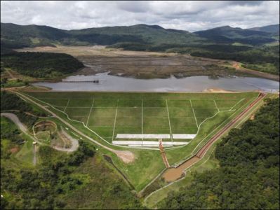 Barragem de Norte Laranjeiras, em Barão de Cocais