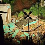 Chuva: idoso é soterrado após barranco ceder e destruir casa em Santa Luzia