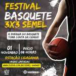 Desafio Basquete 3x3 SEMEL recebe inscrições em Varginha
